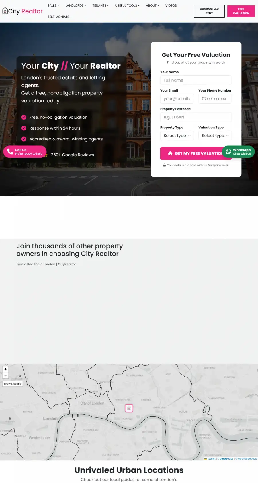 City Realtor website by LOS Digital